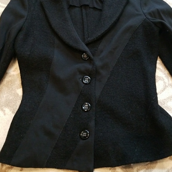 Legatte jeans wool blazer size 6 - Picture 2 of 8